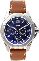 Timex Essex Avenue Niebieski/Skóra Ø44 mm TW2U42800