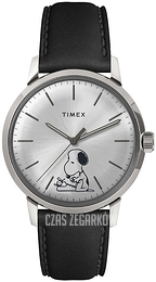 Timex Srebrny/Skóra Ø40 mm TW2U71200