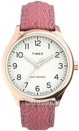 Timex Easy Reader Biały/Skóra Ø32 mm TW2U81000