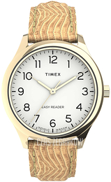 Timex Easy Reader Biały/Skóra Ø32 mm TW2U81100