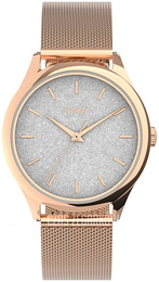 Timex Celestial Srebrny/Stal w kolorze różowego złota Ø32 mm TW2V01400