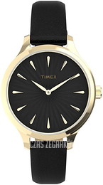 Timex Peyton Czarny/Skóra Ø36 mm TW2V06600