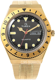 Timex Q Czarny/Stal w odcieniu złota Ø38 mm TW2V18800