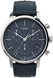 Timex Midtown Niebieski/Skóra Ø40 mm TW2V36800