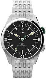 Timex The Waterbury Czarny/Stal Ø41 mm TW2V49700