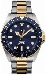 Timex Ufc Niebieski/Stal w odcieniu złota Ø42 mm TW2V58400
