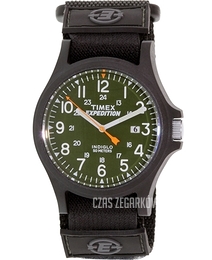 Timex Expedition Zielony/Skóra Ø40 mm TW4B00100