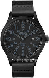 Timex Czarny/Skóra Ø40 mm TW4B14200