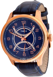 Timex Niebieski/Skóra Ø44 mm TWEG14510