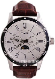 Timex Srebrny/Skóra Ø44 mm TWEG14700
