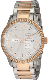 Timex Srebrny/Stal w kolorze różowego złota Ø40 mm TWEG15103