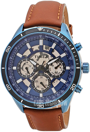 Timex Niebieski/Skóra Ø46 mm TWEG15214