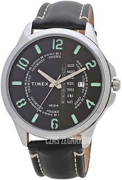 Timex Czarny/Skóra Ø45 mm TWEG16502