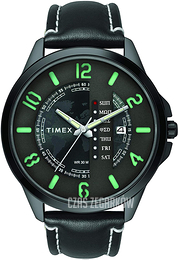 Timex Czarny/Skóra Ø45 mm TWEG16505