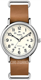 Timex Biały/Skóra Ø40 mm TWG015100