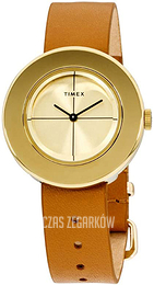 Timex Żółte złoto/Skóra Ø34 mm TWG020300