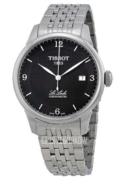 Tissot Le Locle Czarny/Stal Ø39.3 mm T006.408.11.057.00