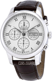 Tissot Le Locle Srebrny/Skóra Ø42.3 mm T006.414.16.263.00