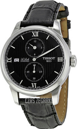Tissot Le Locle Czarny/Skóra Ø39.3 mm T006.428.16.058.02