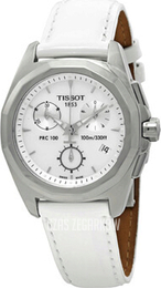 Tissot PRC 100 Biały/Skóra Ø33 mm T008.217.16.111.00