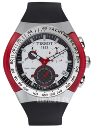 Tissot Biały/Guma Ø41 mm T010.417.17.031.01