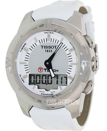 Tissot Touch Collection Szary/Skóra Ø42.7 mm T047.220.46.086.00