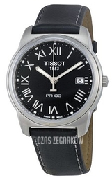Tissot Luxury Czarny/Skóra Ø38 mm T049.410.16.053.01