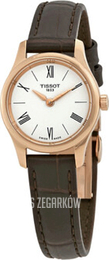 Tissot Tradition Biały/Skóra Ø25 mm T063.009.36.018.00