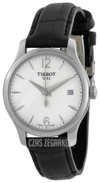 Tissot Tradition Lady Srebrny/Skóra Ø33 mm T063.210.16.037.00