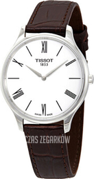 Tissot Tradition Biały/Skóra Ø39 mm T063.409.16.018.00