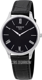 Tissot Tradition Czarny/Skóra Ø39 mm T063.409.16.058.00
