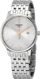 Tissot Tradition Srebrny/Stal Ø42 mm T063.610.11.037.01
