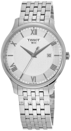 Tissot Tradition Gent Srebrny/Stal Ø42 mm T063.610.11.038.00