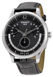 Tissot Tradition Czarny/Skóra Ø42 mm T063.637.16.057.00