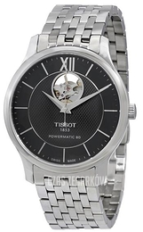 Tissot Tradition Czarny/Stal Ø40 mm T063.907.11.058.00
