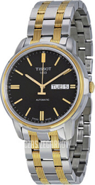 Tissot Automatics III Czarny/Stal Ø40 mm T065.430.22.051.00
