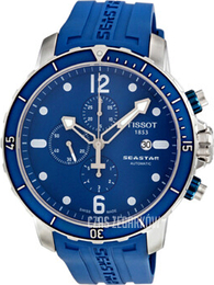Tissot Seastar Niebieski/Guma Ø48 mm T066.427.17.047.00