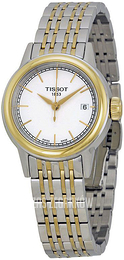 Tissot T-Classic Biały/Stal w odcieniu złota Ø29.5 mm T085.210.22.011.00