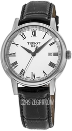 Tissot T-Classic Carson Biały/Skóra Ø40 mm T085.410.16.013.00