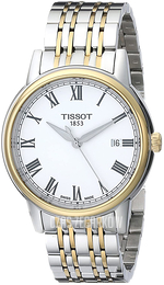 Tissot Carson Biały/Stal w odcieniu złota Ø40 mm T0854102201300