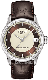 Tissot Luxury Wielokolorowy/Skóra Ø33 mm T0862071626100