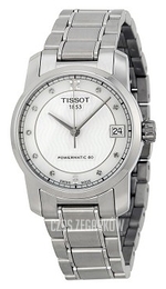 Tissot Tissot T-Classic Biały/Tytan Ø32 mm T087.207.44.116.00