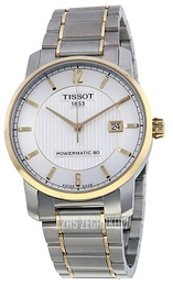 Tissot Tissot T-Classic Srebrny/Stal w odcieniu złota Ø40 mm T087.407.55.037.00