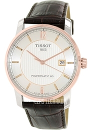 Tissot Tissot T-Classic Srebrny/Skóra Ø40 mm T087.407.56.037.00