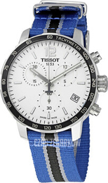 Tissot Quickster Biały/Stal Ø42 mm T095.417.17.037.26