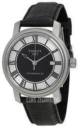 Tissot Bridgeport Powermatic 80 Gent Czarny/Skóra Ø40 mm T097.407.16.053.00