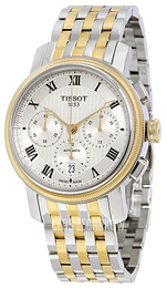Tissot Bridgeport Automatic Chronograph Srebrny/Stal w odcieniu złota Ø42 mm T097.427.22.033.00