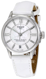 Tissot Chemin Des Tourelles Automatic Lady Biały/Skóra Ø32 mm T099.207.16.116.00