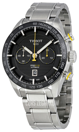 Tissot T-Sport Prs 516 Automatic Chronograph Czarny/Stal Ø45 mm T100.427.11.051.00