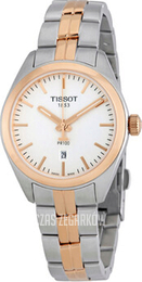 Tissot Pr 100 Srebrny/Stal w kolorze różowego złota Ø33 mm T101.210.22.031.01